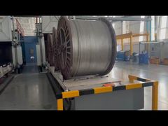Large aluminum rod wire reel